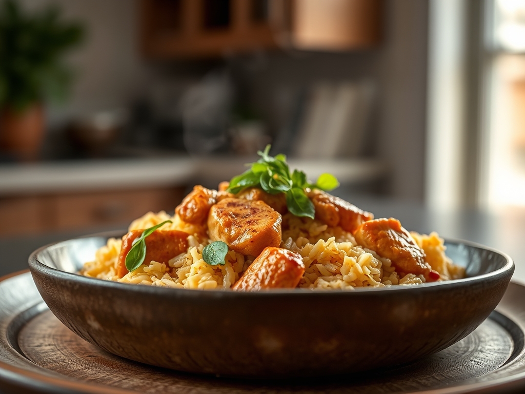 Arroz con pollo tradicional