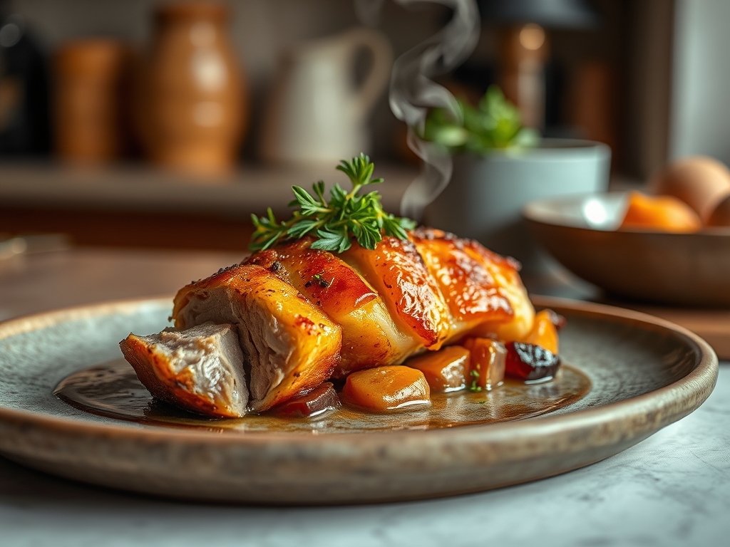 Costillar de cerdo al horno