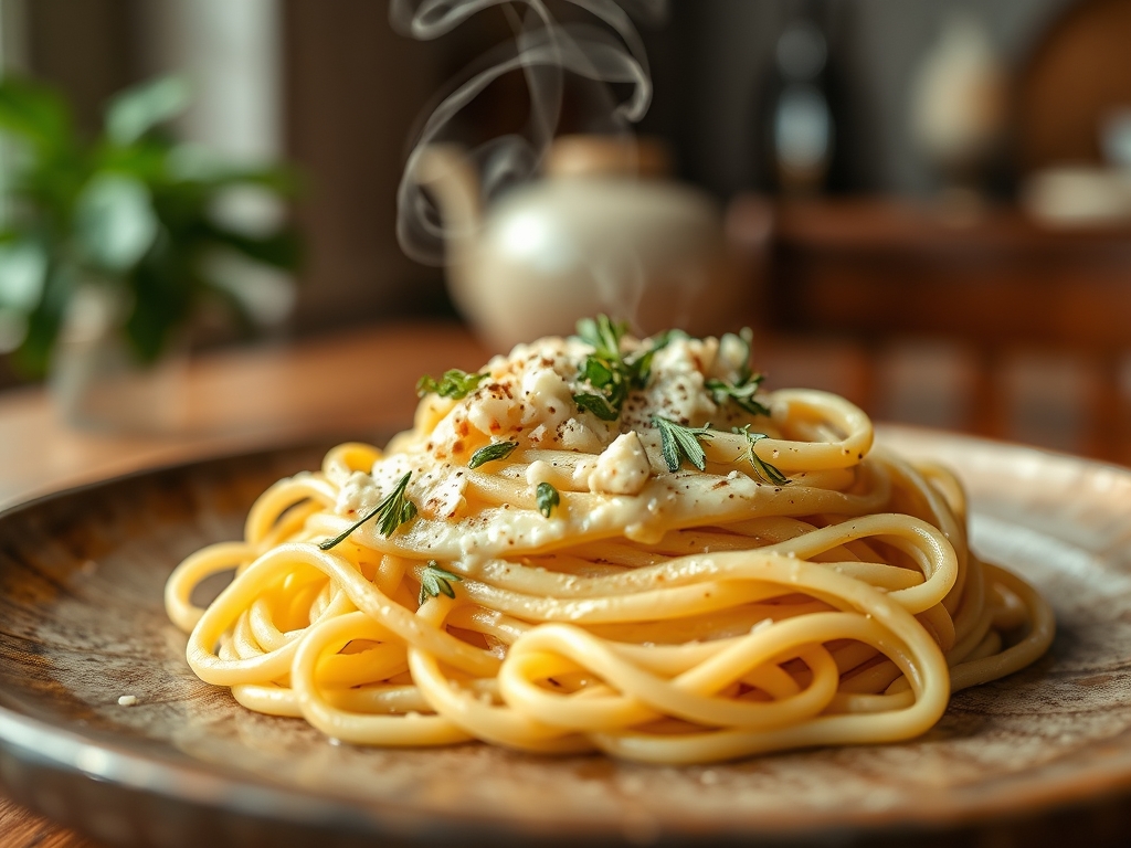 Fettuccine Alfredo familiar