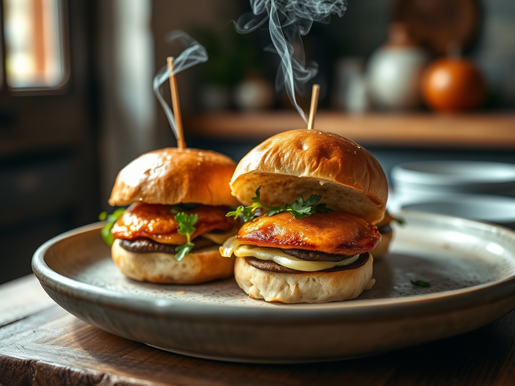 Mini hamburguesas (Sliders)