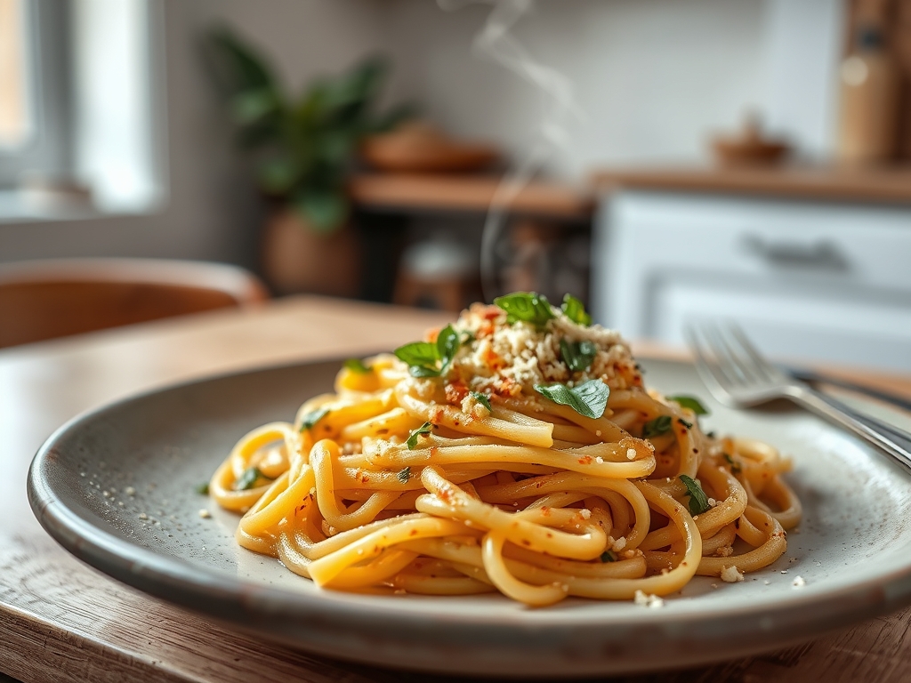 Pasta carbonara auténtica XL