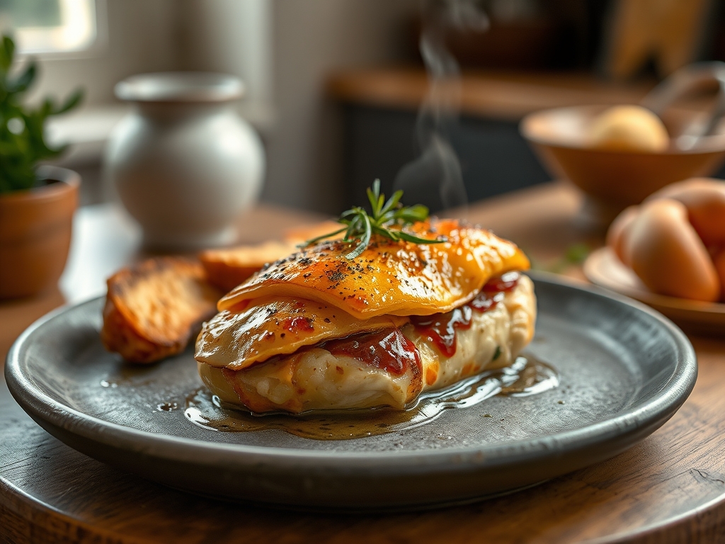 Pavo relleno de Navidad