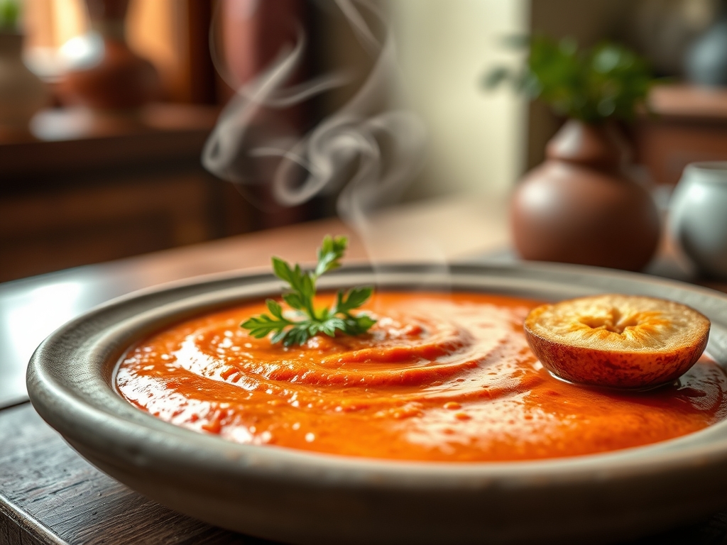 Salmorejo cordobés denso