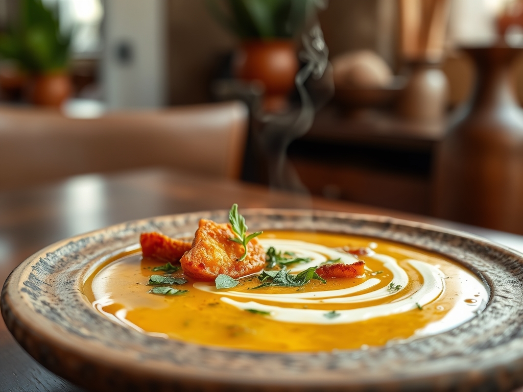 Sopa de ajo tradicional