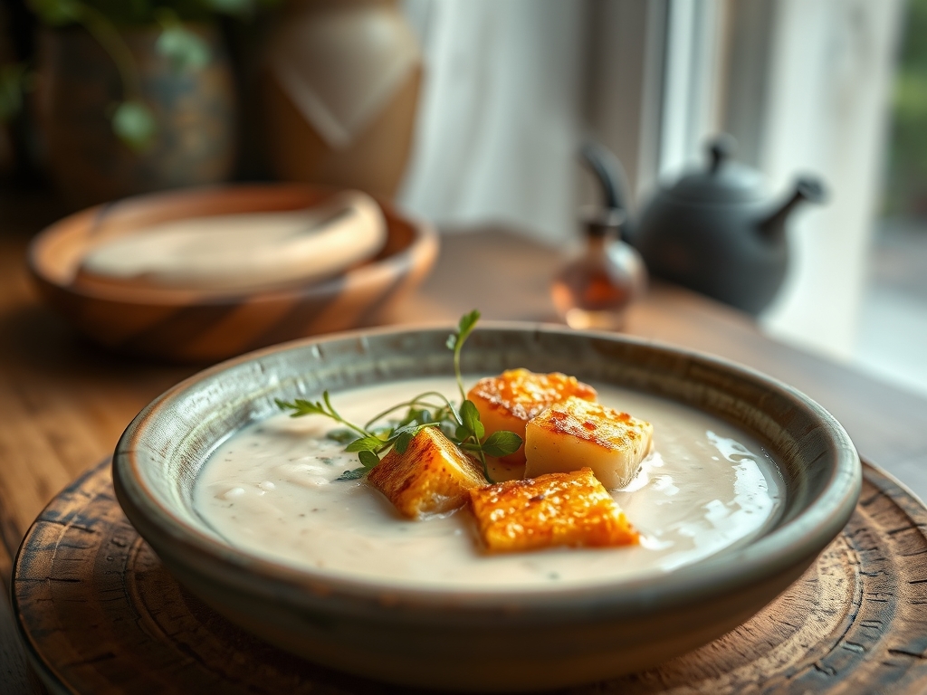 Sopa de pescado blanca