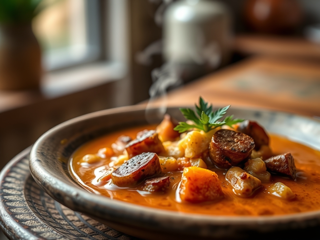Sopa de picadillo andaluza