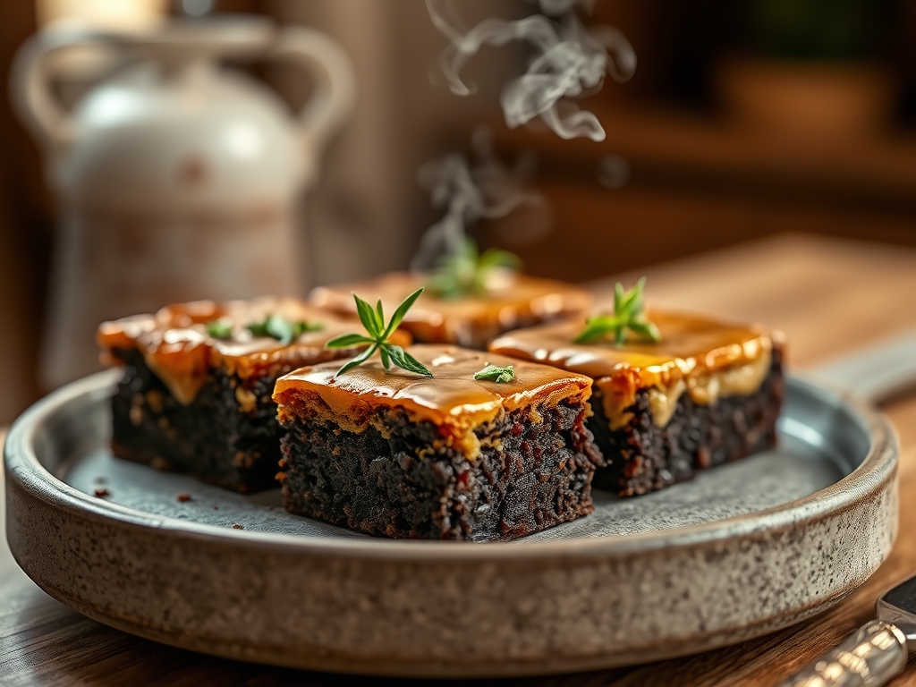 Brownies de chocolate blanco