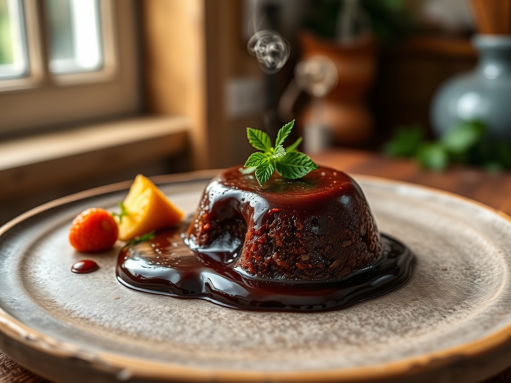 Coulant de chocolate bandeja