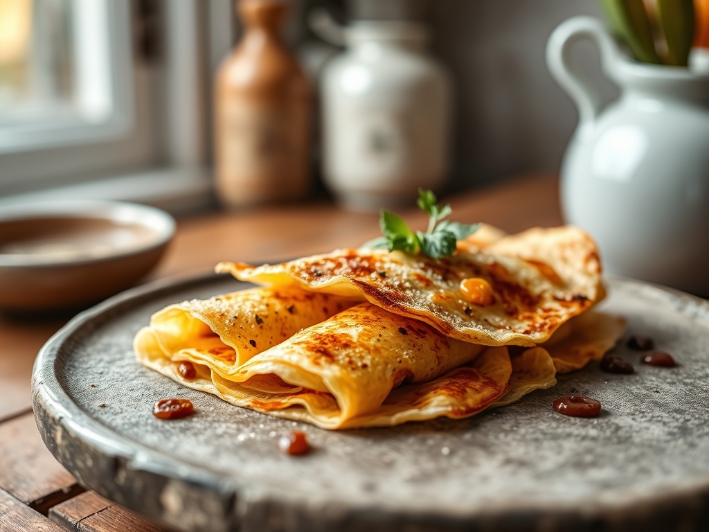 Crepes dulces variados