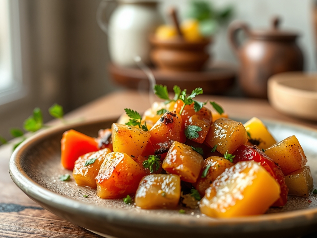 Macedonia de frutas fresca